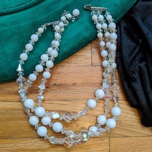 Gorgeous Triple Strand Vintage Choker